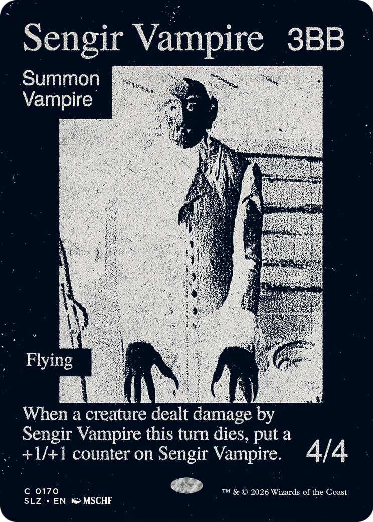 Sengir Vampire (0170) [Secret Lair x MSCHF: The Zeta Set] | Multizone: Comics And Games