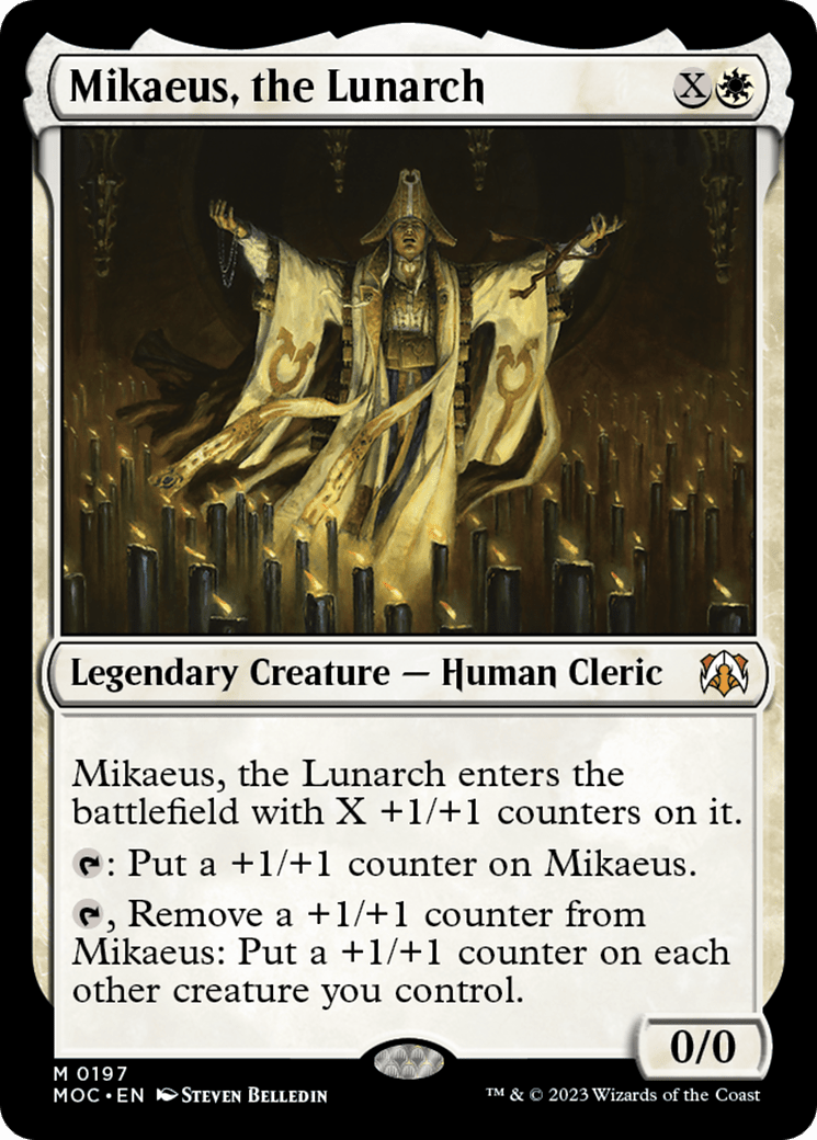 Mikaeus, the Lunarch [March of the Machine Commander] MTG Single Magic: The Gathering  | Multizone: Comics And Games