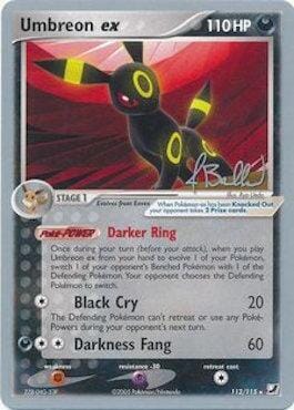 Umbreon ex (112/115) (Eeveelutions - Jimmy Ballard) [World Championships 2006] Pokemon Single Pokémon  | Multizone: Comics And Games