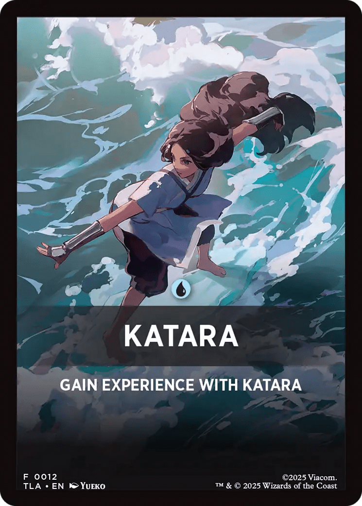 Katara Theme Card [Avatar: The Last Airbender Tokens] MTG Single Magic: The Gathering  | Multizone: Comics And Games