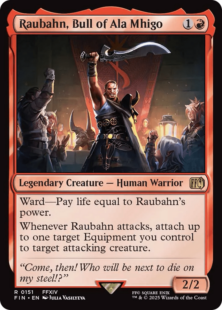 Raubahn, Bull of Ala Mhigo [FINAL FANTASY] MTG Single Magic: The Gathering  | Multizone: Comics And Games