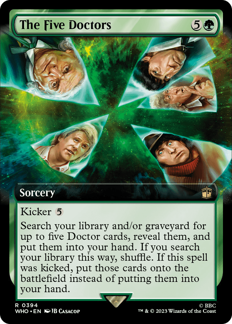 The Five Doctors (Extended Art) [Doctor Who] MTG Single Magic: The Gathering  | Multizone: Comics And Games