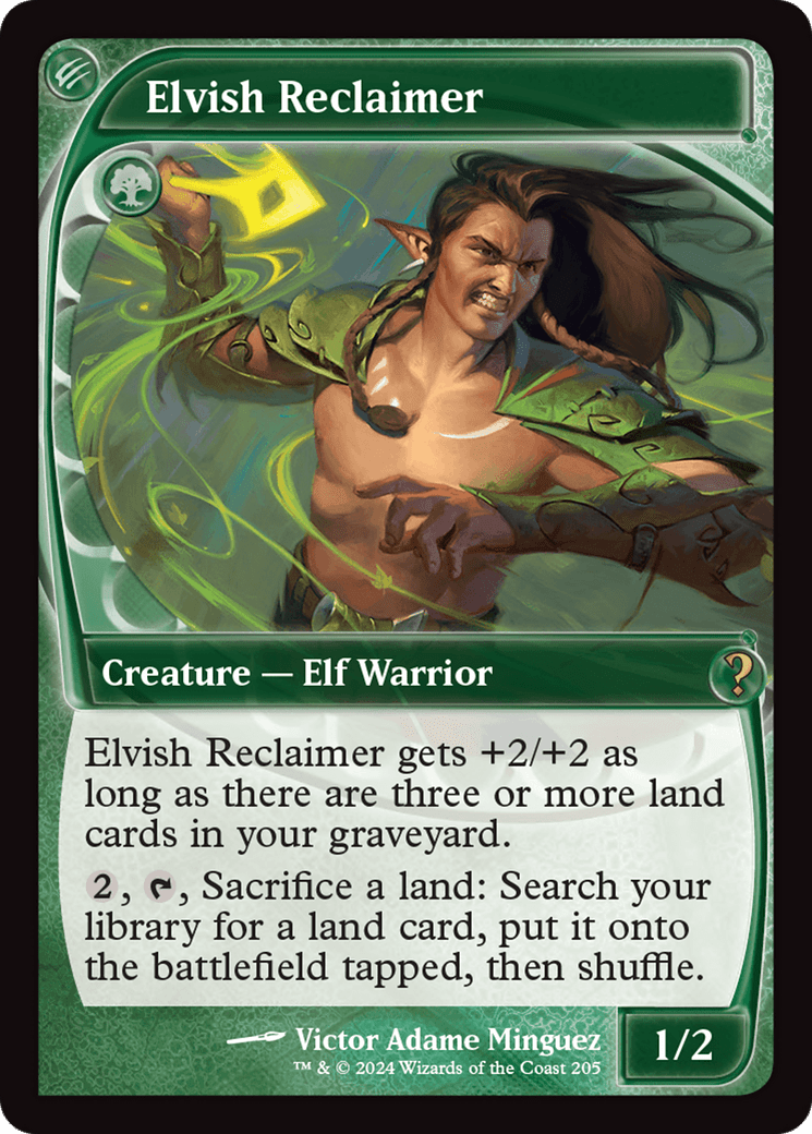 Elvish Reclaimer (Future Sight) [Mystery Booster 2] MTG Single Magic: The Gathering  | Multizone: Comics And Games