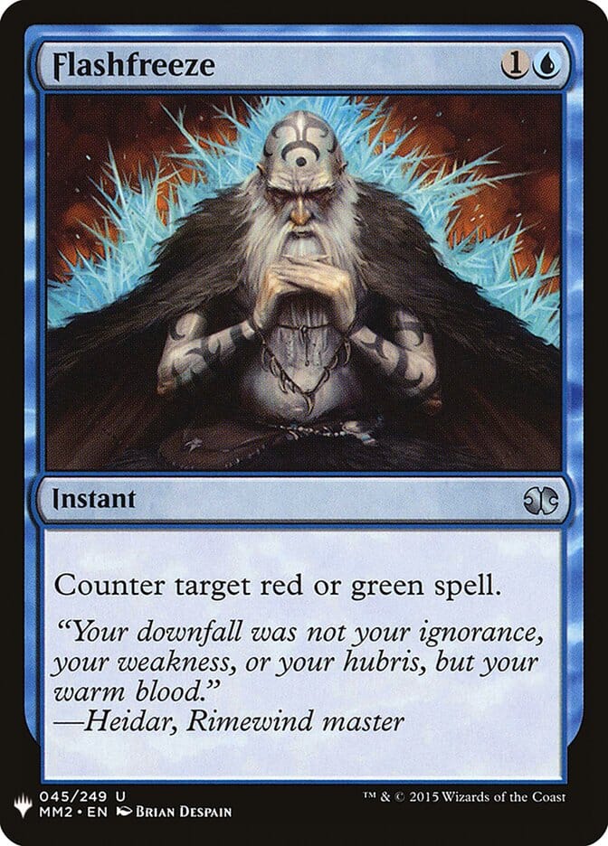 Flashfreeze [Mystery Booster] MTG Single Magic: The Gathering  | Multizone: Comics And Games