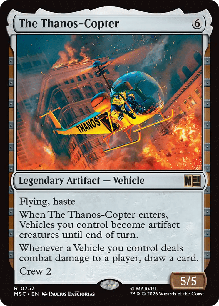 The Thanos-Copter [Marvel Super Heroes Commander] MTG Single Magic: The Gathering  | Multizone: Comics And Games