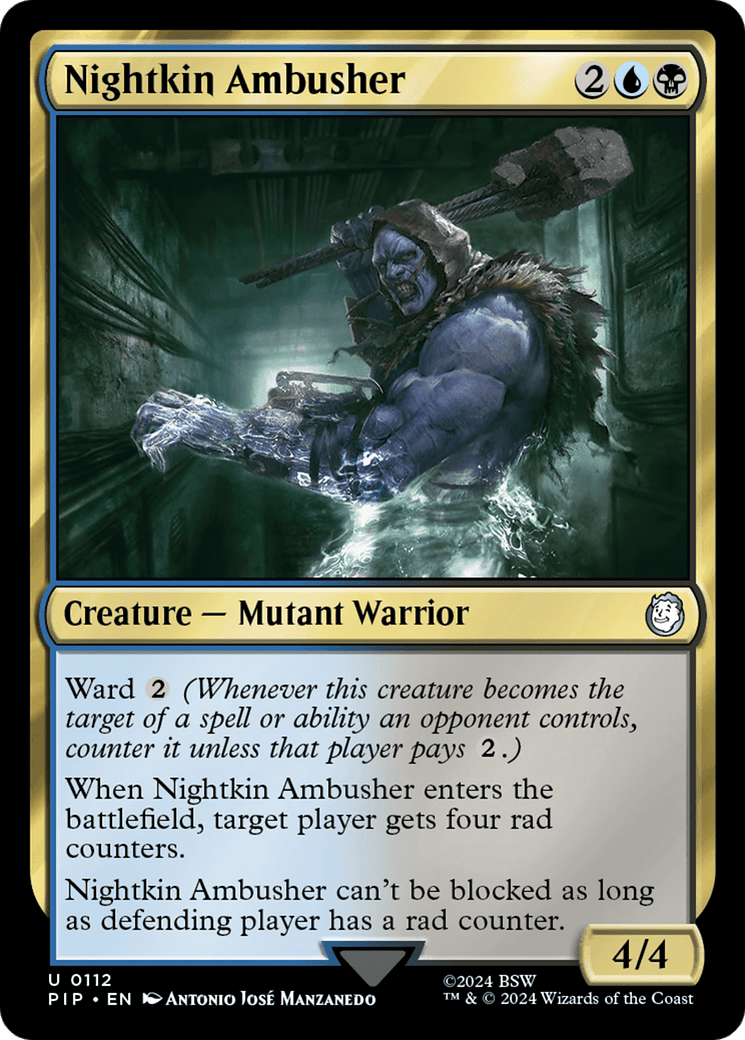 Nightkin Ambusher [Fallout] MTG Single Magic: The Gathering  | Multizone: Comics And Games
