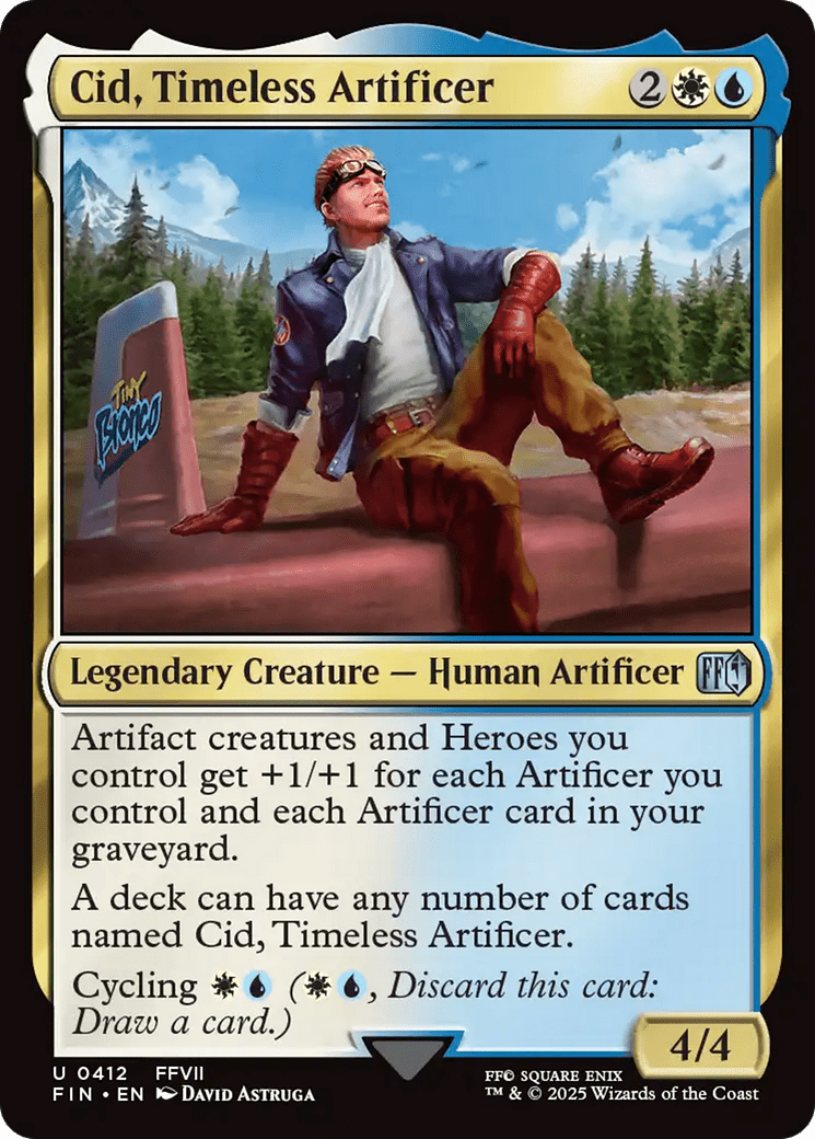 Cid, Timeless Artificer (0412) [FINAL FANTASY] MTG Single Magic: The Gathering  | Multizone: Comics And Games