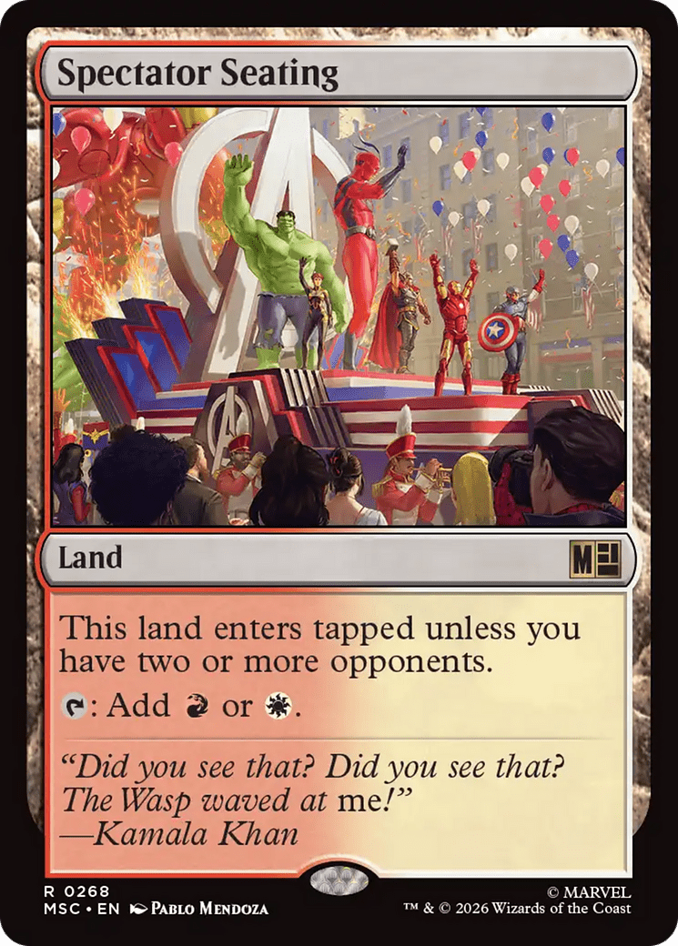 Spectator Seating [Marvel Super Heroes Commander] MTG Single Magic: The Gathering  | Multizone: Comics And Games
