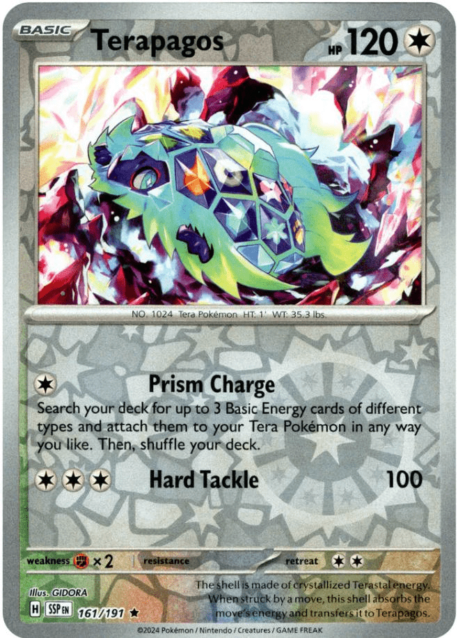 Terapagos (161/191) [Scarlet & Violet: Surging Sparks] Pokemon Single Pokémon  | Multizone: Comics And Games