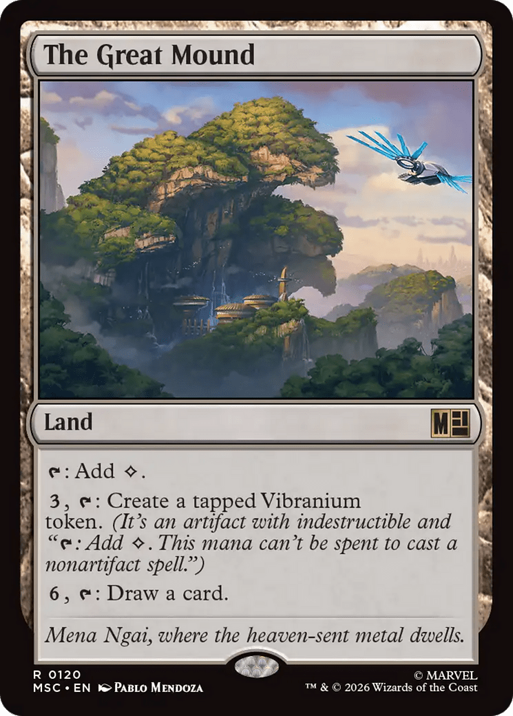 The Great Mound (Surge Foil) [Marvel Super Heroes Commander] MTG Single Magic: The Gathering  | Multizone: Comics And Games