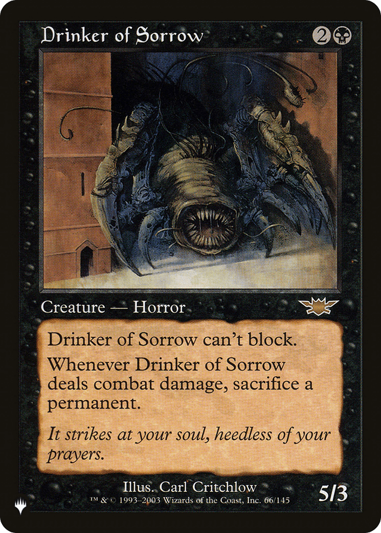 Drinker of Sorrow [The List] MTG Single Magic: The Gathering  | Multizone: Comics And Games