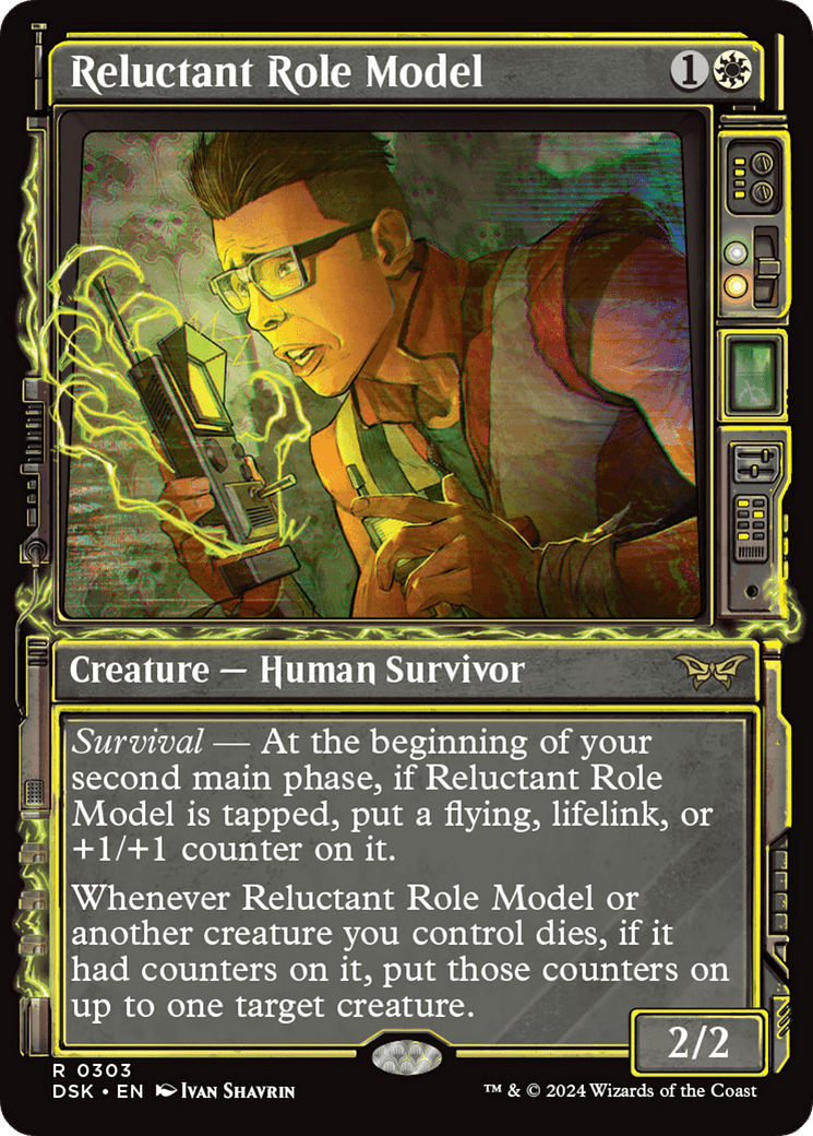 Reluctant Role Model (Showcase) [Duskmourn: House of Horror] MTG Single Magic: The Gathering  | Multizone: Comics And Games