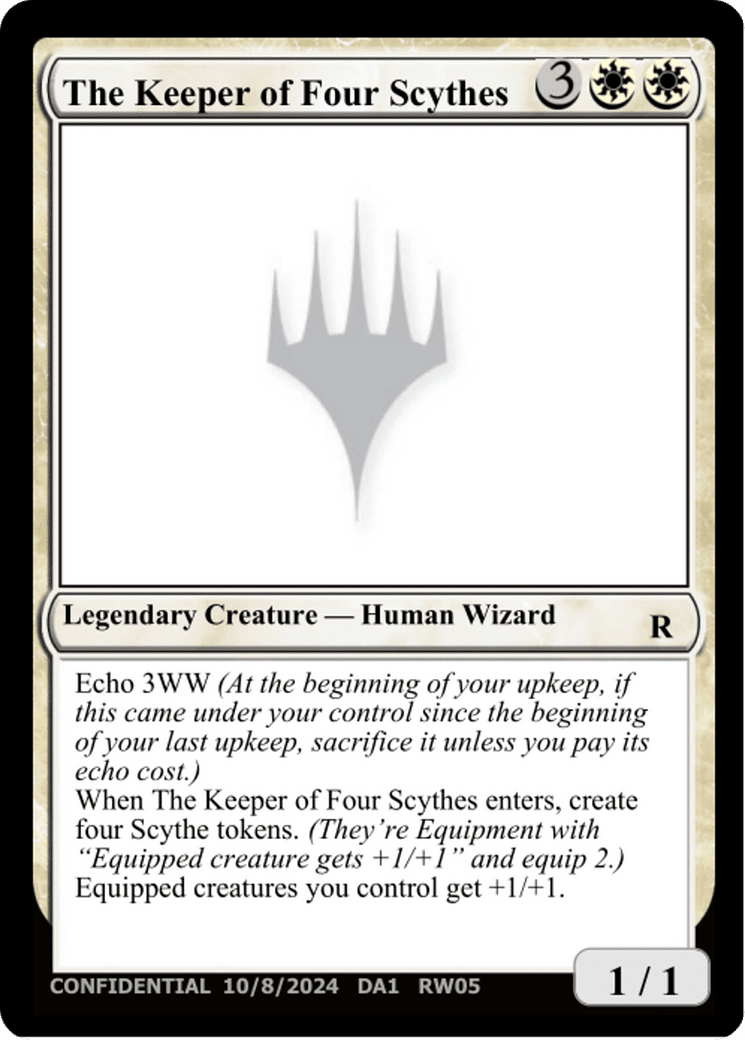 The Keeper of Four Scythes [Unknown Event] MTG Single Magic: The Gathering  | Multizone: Comics And Games