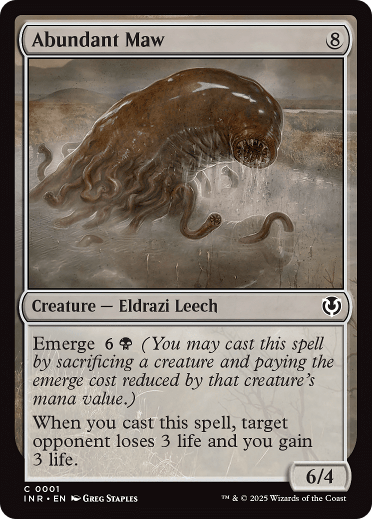 Abundant Maw [Innistrad Remastered] MTG Single Magic: The Gathering  | Multizone: Comics And Games