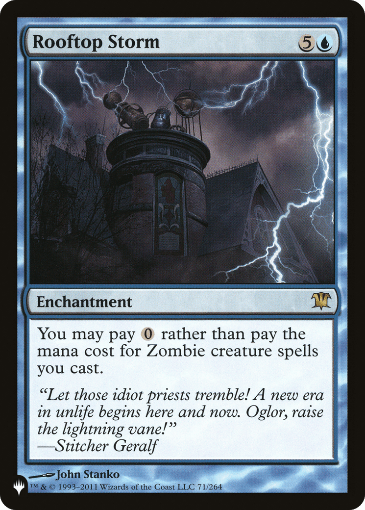 Rooftop Storm [The List] MTG Single Magic: The Gathering  | Multizone: Comics And Games