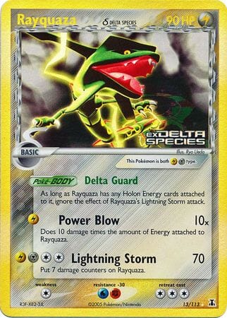 Rayquaza (13/113) (Delta Species) (Stamped) [EX: Delta Species] Pokemon Single Pokémon  | Multizone: Comics And Games