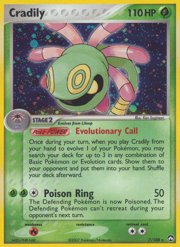Cradily (7/108) [EX: Power Keepers] Pokemon Single Pokémon  | Multizone: Comics And Games