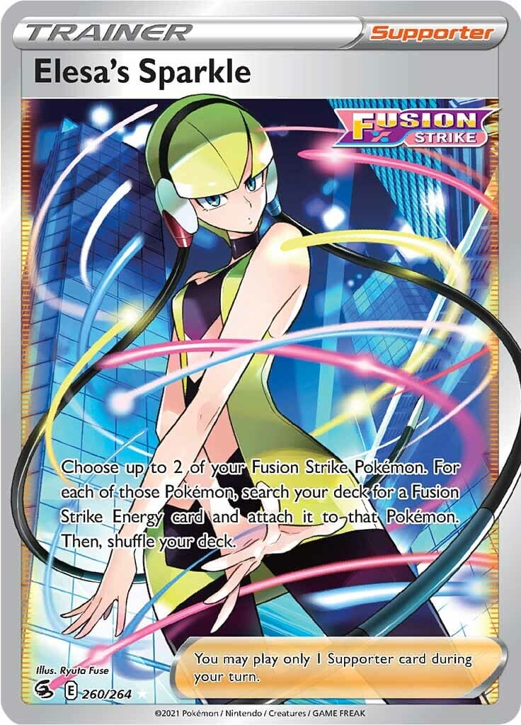Elesa's Sparkle (260/264) [Sword & Shield: Fusion Strike] Pokemon Single Pokémon  | Multizone: Comics And Games