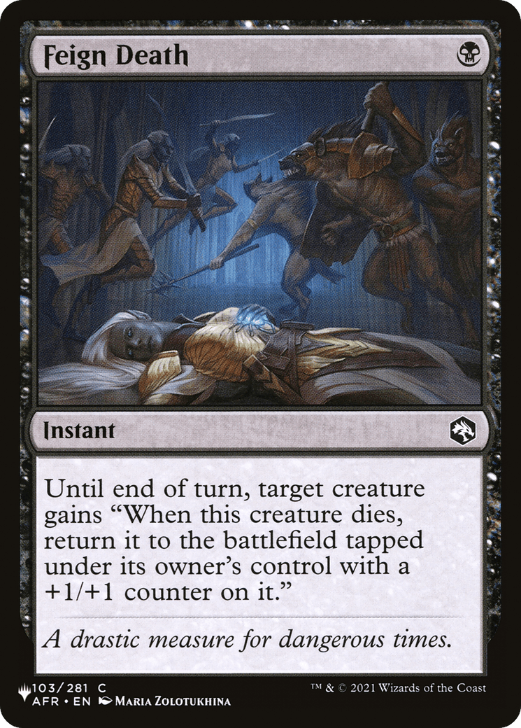 Feign Death [The List] MTG Single Magic: The Gathering  | Multizone: Comics And Games