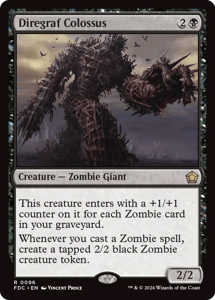 Diregraf Colossus [Foundations Commander] MTG Single Magic: The Gathering  | Multizone: Comics And Games