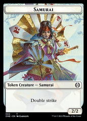 Phyrexian Mite (011) // Samurai Double-Sided Token [Phyrexia: All Will Be One Tokens] MTG Single Magic: The Gathering  | Multizone: Comics And Games