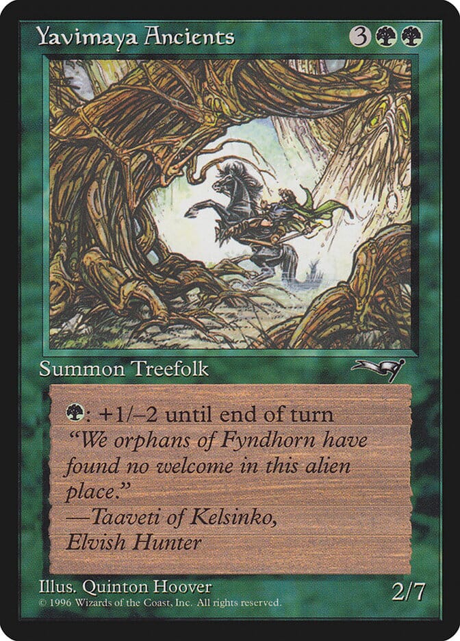 Yavimaya Ancients (Horse Art) [Alliances] MTG Single Magic: The Gathering  | Multizone: Comics And Games