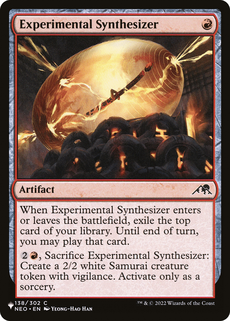 Experimental Synthesizer [The List] MTG Single Magic: The Gathering  | Multizone: Comics And Games