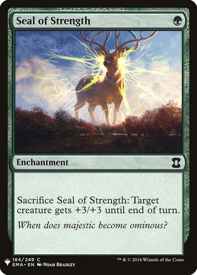 Seal of Strength [Mystery Booster] MTG Single Magic: The Gathering  | Multizone: Comics And Games