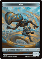 Gingerbrute // Myr Double-Sided Token [Reality Fracture Commander Tokens] MTG Single Magic: The Gathering  | Multizone: Comics And Games