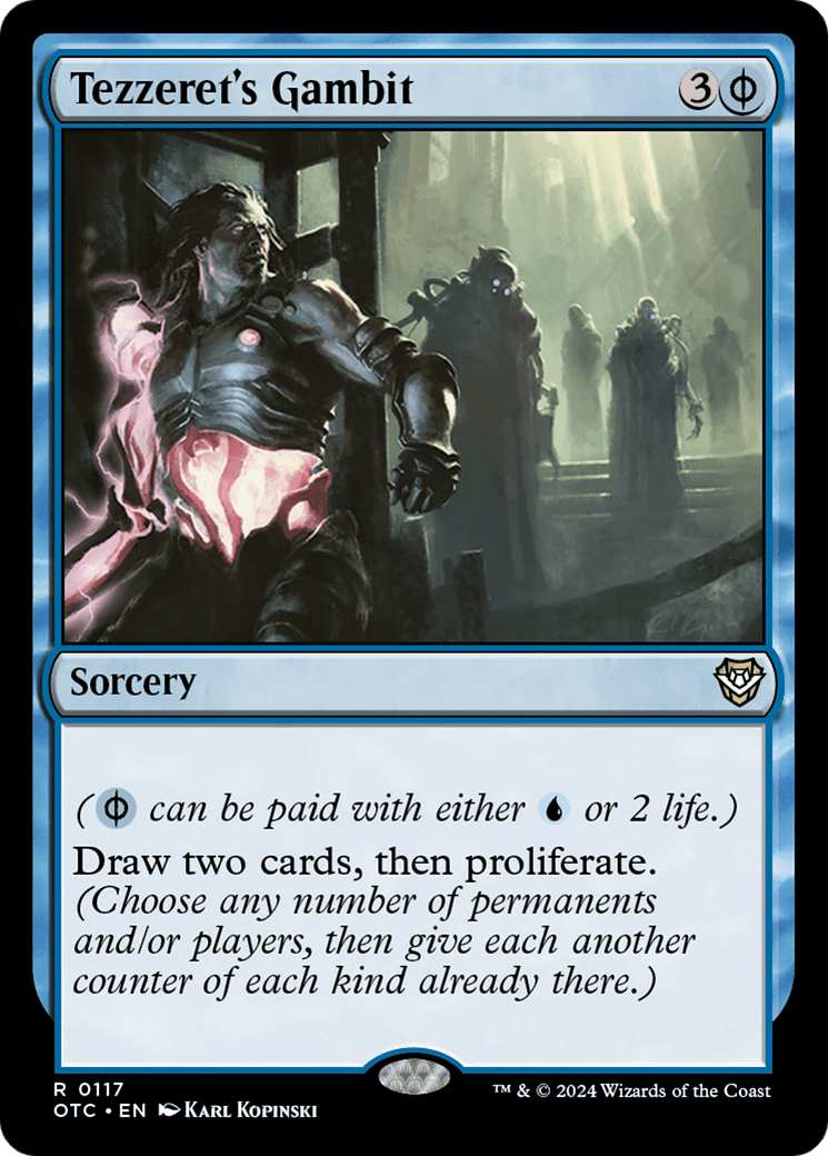 Tezzeret's Gambit [Outlaws of Thunder Junction Commander] MTG Single Magic: The Gathering  | Multizone: Comics And Games