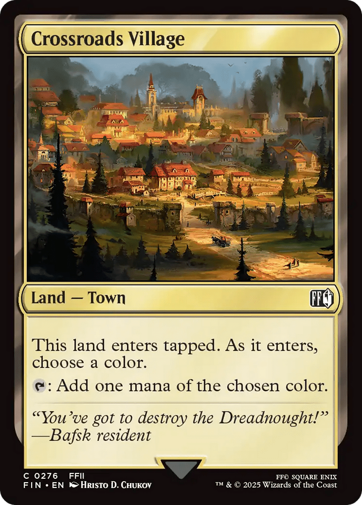 Crossroads Village [FINAL FANTASY] MTG Single Magic: The Gathering  | Multizone: Comics And Games