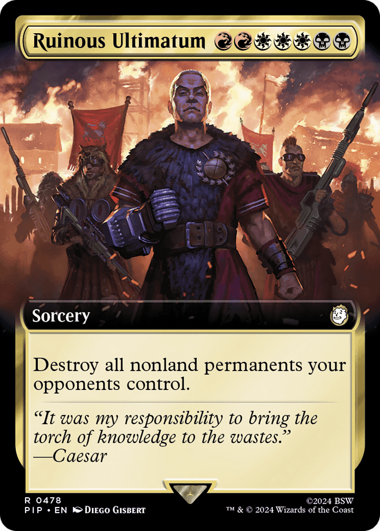 Ruinous Ultimatum (Extended Art) [Fallout] MTG Single Magic: The Gathering  | Multizone: Comics And Games