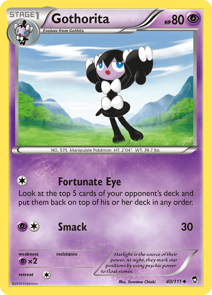 Gothorita (40/111) [XY: Furious Fists] Pokemon Single Pokémon  | Multizone: Comics And Games