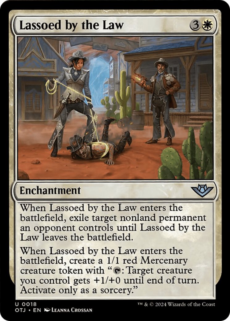 Lassoed by the Law [Outlaws of Thunder Junction] MTG Single Magic: The Gathering  | Multizone: Comics And Games