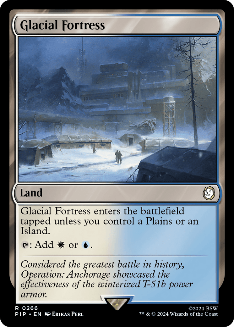 Glacial Fortress [Fallout] MTG Single Magic: The Gathering  | Multizone: Comics And Games