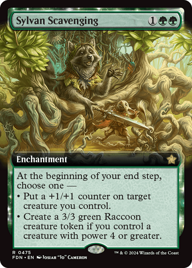 Sylvan Scavenging (Extended Art) [Foundations] MTG Single Magic: The Gathering  | Multizone: Comics And Games