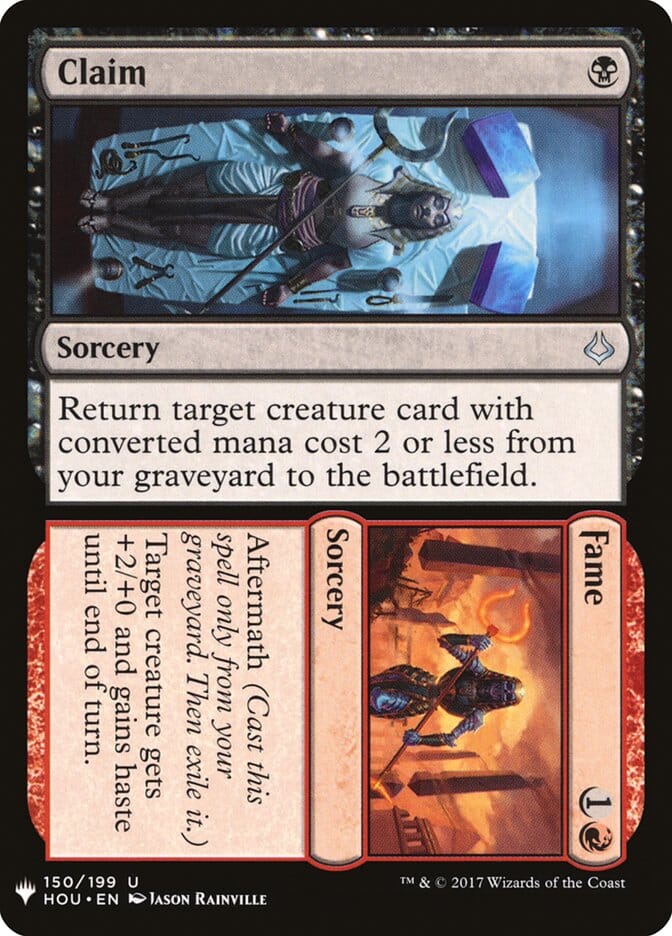 Claim // Fame [Mystery Booster] MTG Single Magic: The Gathering  | Multizone: Comics And Games