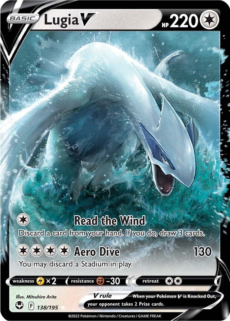 Lugia V (138/195) [Sword & Shield: Silver Tempest] Pokemon Single Pokémon  | Multizone: Comics And Games
