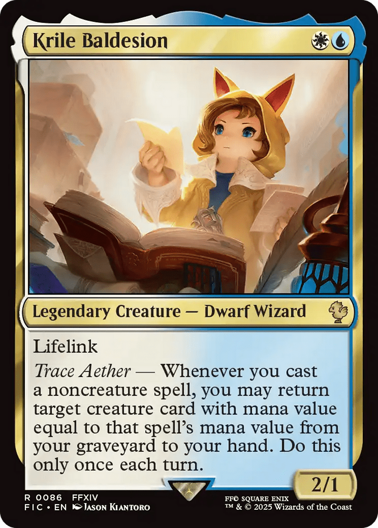 Krile Baldesion [FINAL FANTASY Commander] MTG Single Magic: The Gathering  | Multizone: Comics And Games
