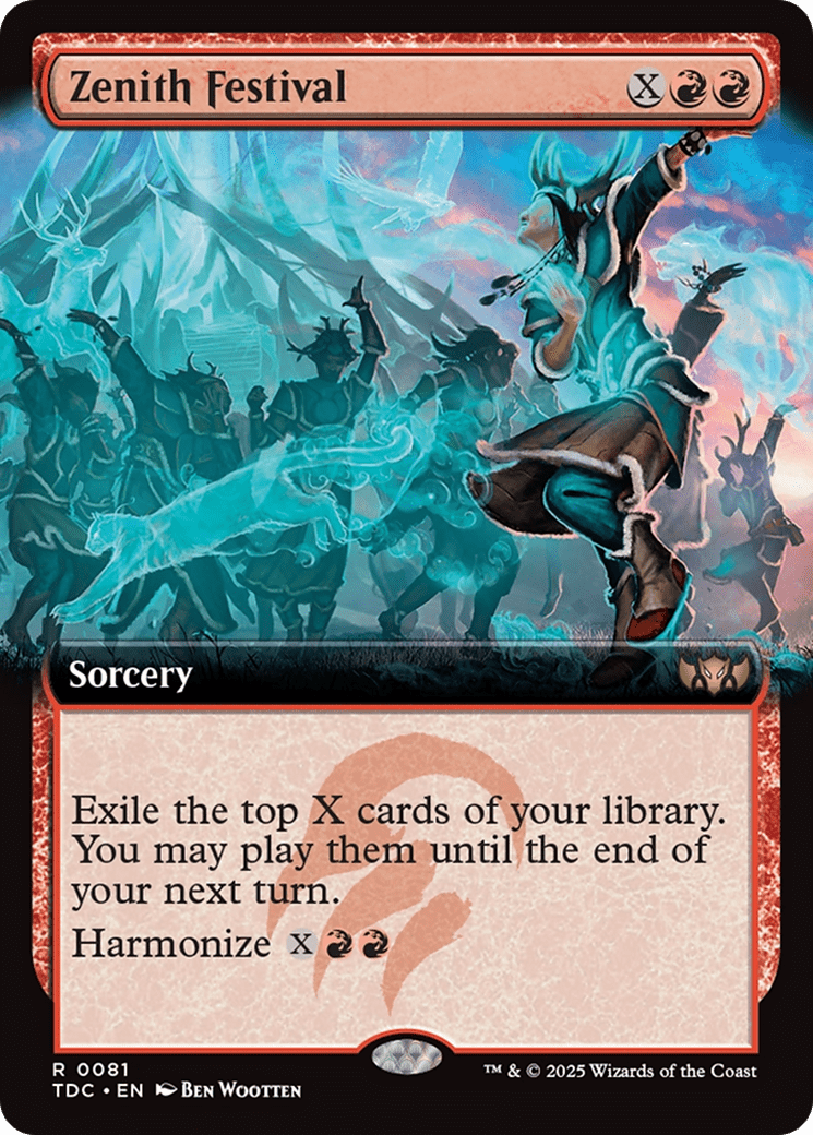 Zenith Festival (Extended Art) [Tarkir: Dragonstorm Commander] MTG Single Magic: The Gathering  | Multizone: Comics And Games
