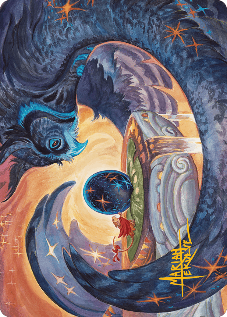 Dawn's Truce Art Card (Gold-Stamped Signature) [Bloomburrow Art Series] MTG Single Magic: The Gathering  | Multizone: Comics And Games