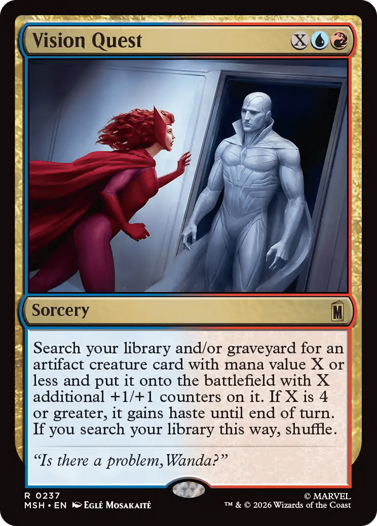 Vision Quest [Marvel Super Heroes] MTG Single Magic: The Gathering  | Multizone: Comics And Games