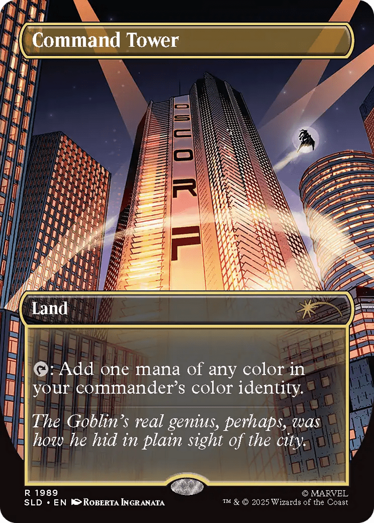 Command Tower (1989) (Rainbow Foil) [Secret Lair Drop Series] MTG Single Magic: The Gathering  | Multizone: Comics And Games