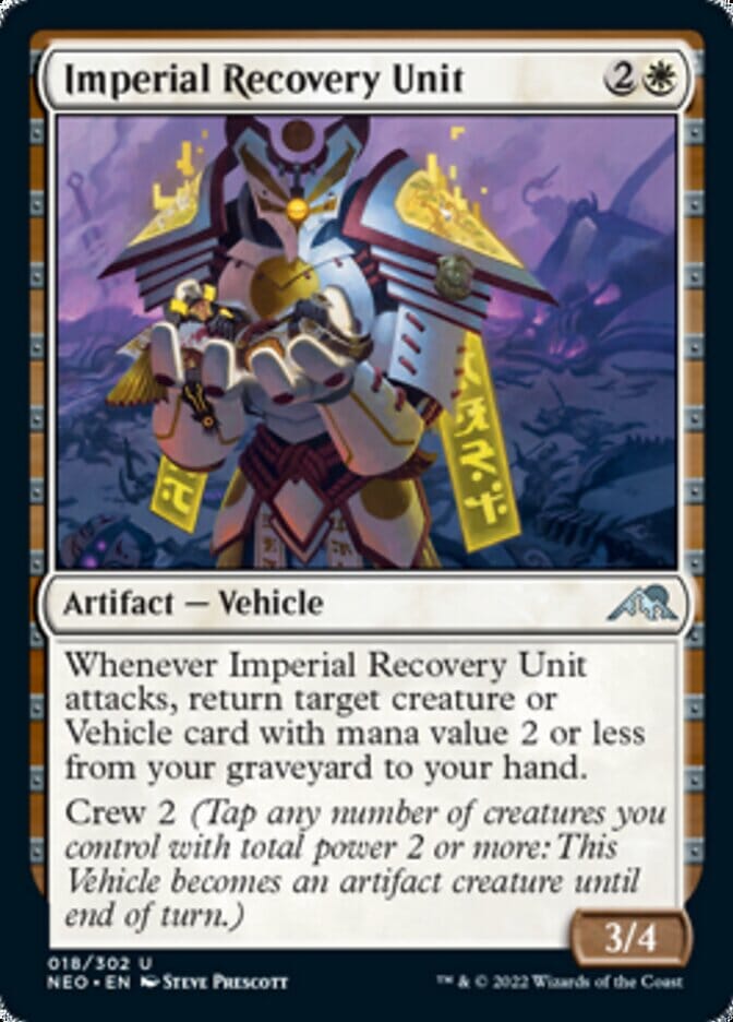 Imperial Recovery Unit [Kamigawa: Neon Dynasty] MTG Single Magic: The Gathering  | Multizone: Comics And Games