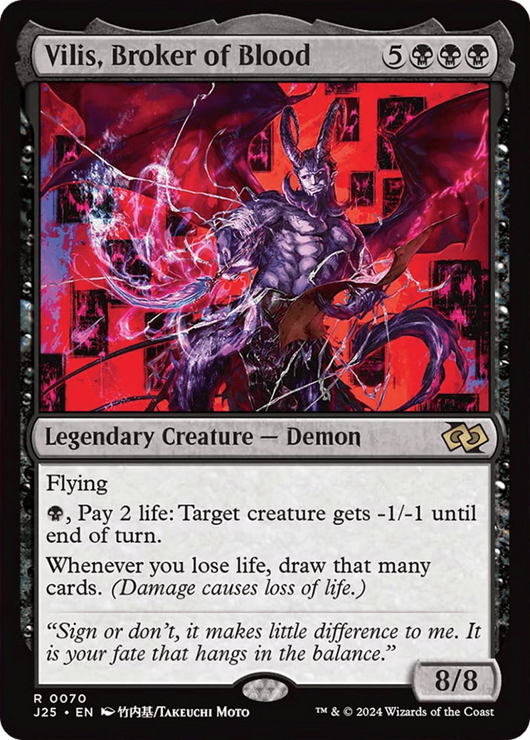 Vilis, Broker of Blood (Anime) [Foundations Jumpstart] MTG Single Magic: The Gathering  | Multizone: Comics And Games