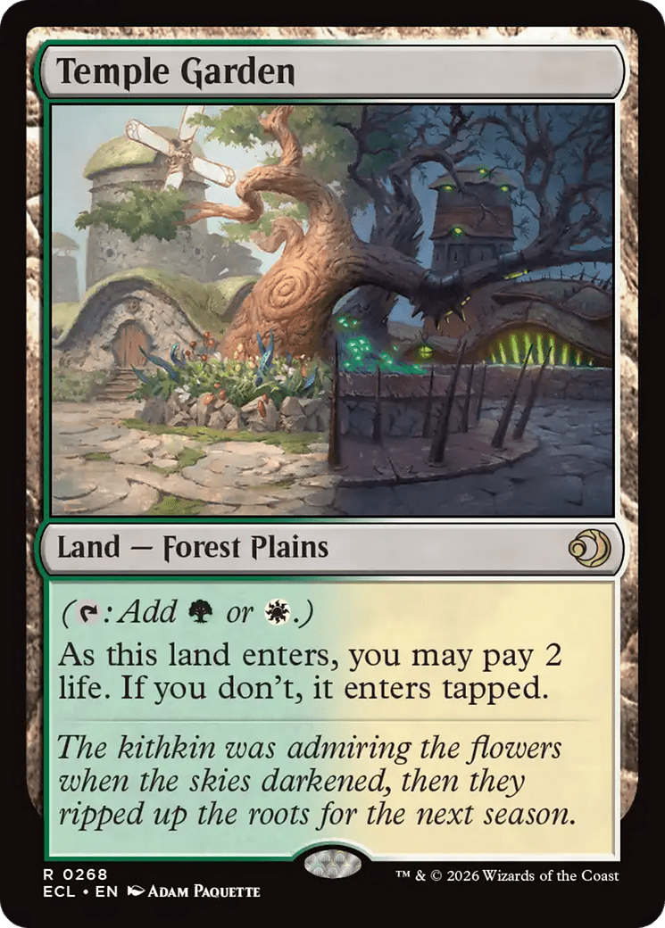Temple Garden [Lorwyn Eclipsed] MTG Single Magic: The Gathering  | Multizone: Comics And Games