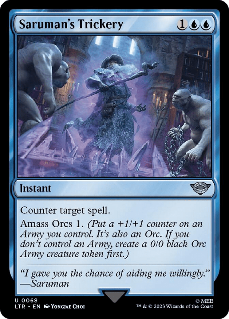 Saruman's Trickery [The Lord of the Rings: Tales of Middle-Earth] MTG Single Magic: The Gathering  | Multizone: Comics And Games