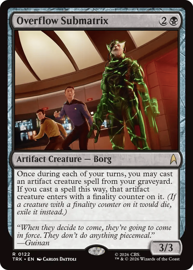 Overflow Submatrix [Star Trek] MTG Single Magic: The Gathering  | Multizone: Comics And Games