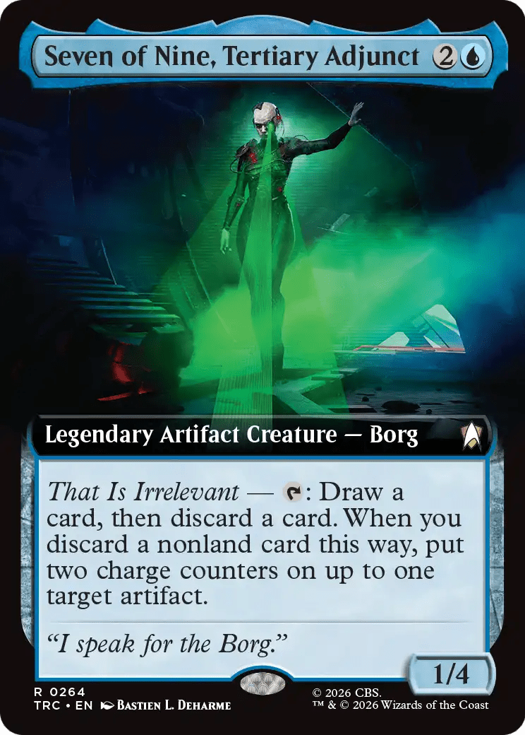 Seven of Nine, Tertiary Adjunct (Extended Art) [Star Trek Commander] MTG Single Magic: The Gathering  | Multizone: Comics And Games