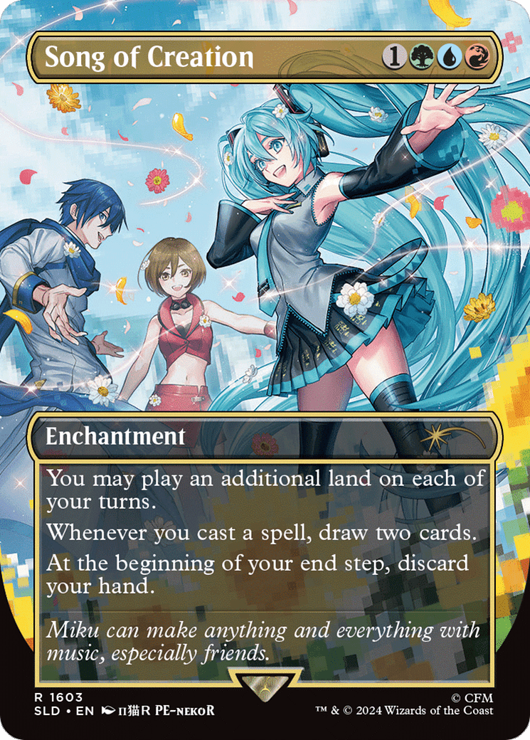 Song of Creation (Rainbow Foil) [Secret Lair Drop Series] MTG Single Magic: The Gathering  | Multizone: Comics And Games